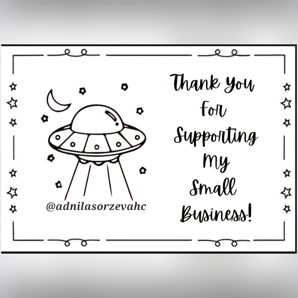 @adnilasorzevahc  Custom Handmade Thank You Business Thank You Cards 50 Count